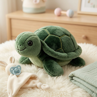 Jouet en peluche personnalisé OEM, animaux marins, tortue mignonne en coton PP doux, jouet en peluche personnalisé