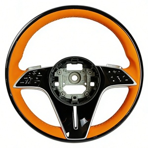Volante in legno a 3 razze stile Thong per Mercedes Classe E, Classe S, Classe C, GLC, GLE, ML, CLS, X253, E350, C300, 211, <span class=keywords><strong>S205</strong></span> - Product Image 2