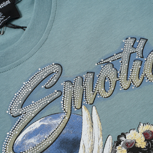 Wholesale MIXED EMOTION Top Quality Heavyweight 100% Cotton Tee <b>Shirt</b> Streetwear Graphic Printed Oversized <b>Shirts</b> for <b>Men</b> - Product Image 6