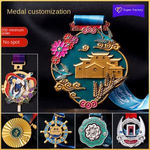 Medalla de Aleación Personalizada para Maratón, Eventos Deportivos, Juegos Escolares, Producción para Competiciones - Product Image 5