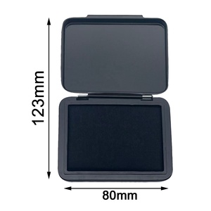 Tampons encreurs rectangulaires à séchage rapide Emda modèle 501305 pour bureau et école, rechargeables à l'huile, encre noire DIY, vente en gros - Product Image 3