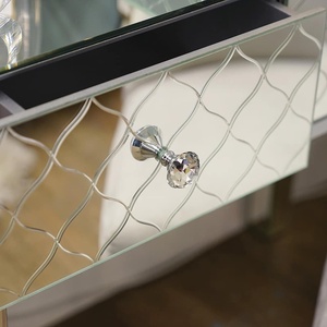 Coolbang Wholesale Venetian Glass <strong>Mirror</strong> <strong>Bedside</strong> Table <strong>Cabinet</strong> - Product Image 4