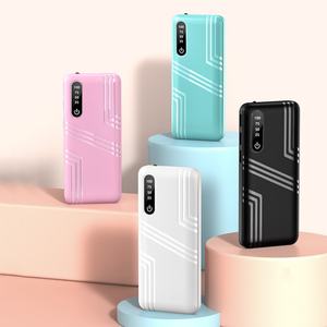 Batterie externe portable avec logo personnalisé, haute capacité, charge rapide 3600 mAh/4800 mAh, affichage LED, alimentation mobile, cadeau - Product Image 2