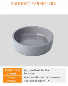 Aleo AL21105G mangkuk makanan hewan piaraan tahan air beton/Polyresin ramah lingkungan dengan desain kotak untuk penggunaan dalam ruangan/luar ruangan - Product Image 3