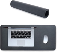 Portable Computer Hardware & Software Gaming Mouse Pad Waterproof Desk Mat Computer Leather Mouse Pad Keyboard Pad Home Office