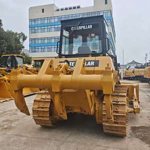 รถดันดินตีนตะขาบ Caterpillar D6G มือสอง รุ่นดั้งเดิม CAT D3G พร้อมริปเปอร์ รถดันดิน CAT D7R D8R D9R มือสอง สำหรับงานก่อสร้างขนาดเล็ก - Product Image 5
