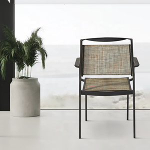 Mejor <span class=keywords><strong>venta</strong></span> moderno jardín balcón patio sillones muebles al aire libre Patio restaurante aluminio comedor sillas - Product Image 1