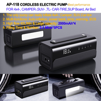 Compresseur d'air sans fil intelligent pour pneus, gonflage rapide en 3 minutes, pour 4x4, tout-terrain, camping-car, voiture