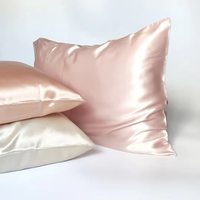 Taie d'oreiller de luxe 100% soie de mûrier avec fermeture éclair discrète, motifs imprimés et dessins animés en satin de qualité 6A pour le soin des cheveux et de la peau
