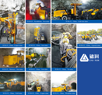 XUD135 perceuse de Transmission hydrostatique Jumbo avec composants de base de moteur de pompe de boîte de vitesses à flèche unique pour le boulonnage de forage de tunnel