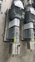 Homogénéisation d'émulsifiant industriel en ligne à 3 étages Homogénéisateur à haut cisaillement Pompe mélangeuse Stator et rotor à 3 étages
