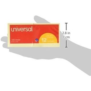Blocs de Notas Autoadhesivos Universales de 3 x 3 Pulgadas, Color Amarillo, 12-100 Hojas, con Función Magnética, para Oficina, Escuela y Regalos - Product Image 3