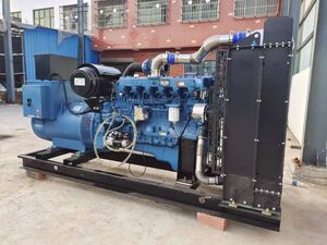 Groupe électrogène diesel synchrone triphasé d'occasion 300 kW, silencieux, avec dynamo et moteur intégrés - Product Image 3