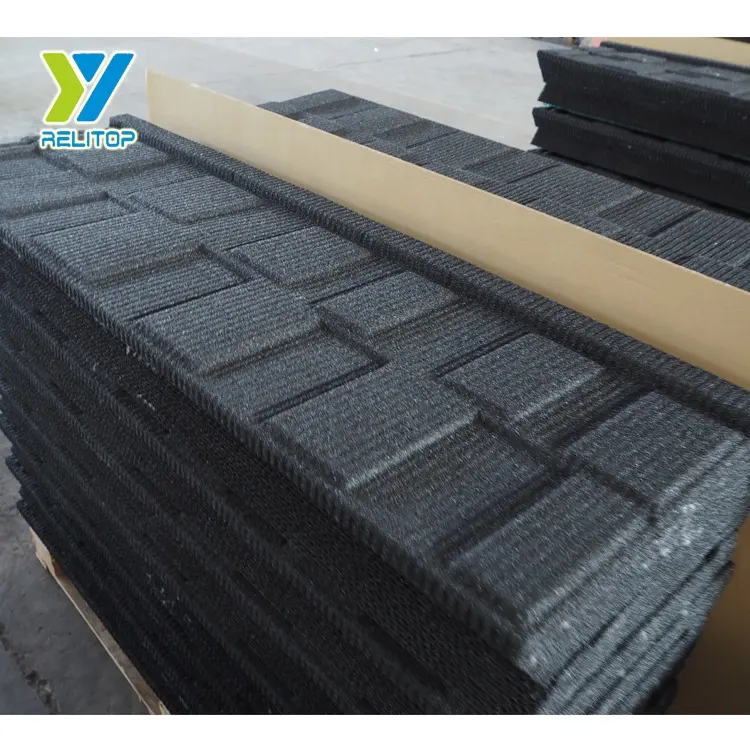 Aluminized zinc stone coated chips roof sheets metal roofing sheet tiles many color free samples