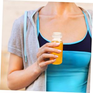 2oz <b>Empty</b> Round Pet Shot <b>Plastic</b> <b>Bottles</b> for Fresh Juice with <b>Plastic</b> Tamper Evident Lid 60ml <b>Plastic</b> Shot <b>Bottles</b> for Juice - Product Image 4