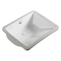 Lavabo en céramique sous plan, vasque en céramique, design encastré pour une utilisation pratique sur une table de lavage, lavabo de balcon d'appartement, meuble-lavabo