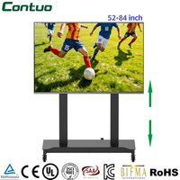 Motorized <strong>TV</strong> Mount Metal Height Adjustable <strong>Best</strong> Heavy Duty Rolling <strong>TV</strong> Cart With Wheels Movable Remote Control Mobile <strong>TV</strong> Trolley