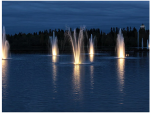 RGB LED chìm ánh sáng thép không gỉ thác nước ao hồ bơi ánh sáng IP68 DMX vòng Donut dưới nước đài phun nước đèn - Product Image 6