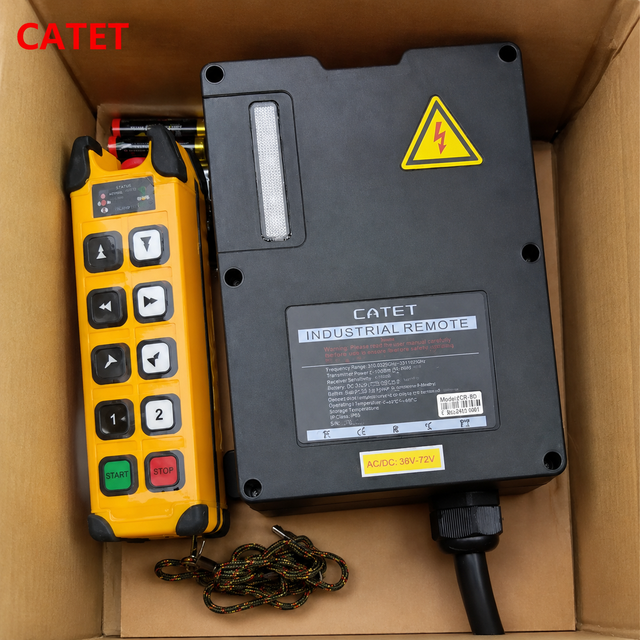 Wireless 8 Keys Crane Waterproof Wireless Remote Control for Overhead Gantry Crane Hoists Crane Lifting Control Speed Running