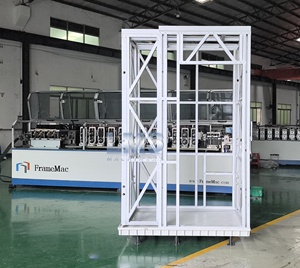 FrameMac C63 LGS C Máquina formadora de rollos de acero de calibre ligero 63x41mm <span class=keywords><strong>Componentes</strong></span> de núcleo de cojinete de Motor de vaina de baño prefabricada portátil - Product Image 1