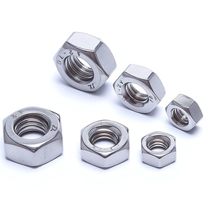 Tuercas Hexagonales de Acero Inoxidable 201, M3 M4 M5 M6 M8 M12 M14 M16 M18 M20 M24 M30, Estándar Nacional, Acabado Pulido - Product Image 3