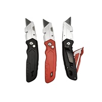 Couteau utilitaire automatique robuste de qualité industrielle, lame à changement rapide, poignée en ABS, personnalisable OEM pour la construction