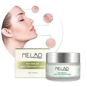 Crema vegana MELAO OEM etichetta privata rimuovere le cicatrici da Acne Anti Acne brufolo Eczema a base di erbe trattamento Acne crema