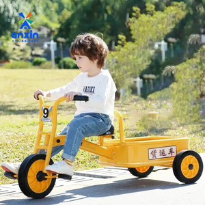 <span class=keywords><strong>Tricycle</strong></span> Anxin pour bébé, 2-7 ans, vélo d'équilibre pour enfants de maternelle, deux places, siège confortable en plastique et métal avec dossier - Product Image 6