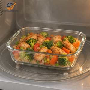 Boîte à bento en verre polyvalente sans BPA pour le déjeuner à l'école et au bureau - Product Image 4