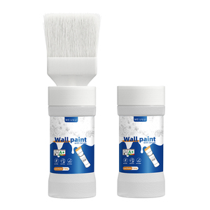 Petite bouteille de peinture murale <span class=keywords><strong>blanche</strong></span> au pinceau pour les taches et les graffitis Revêtement mural blanc Pâte de réparation murale écologique pour usage domestique - Product Image 1