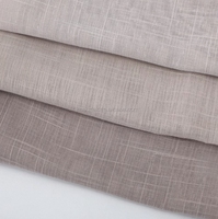 100% Anti-allergique léger imperméable coupe-vent Polyester rideau tissu 3.2m de large texturé tissé Textiles de maison