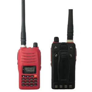 Petit talkie-walkie 4W 3km longue portée 245 MHz 199 canaux technologie interrupteur bouton de batterie d'alimentation Radio