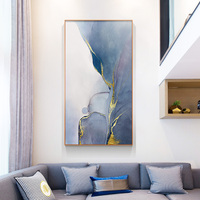 Peinture à l'huile de paysage moderne, peinte à la main sur toile, grande œuvre d'art murale
