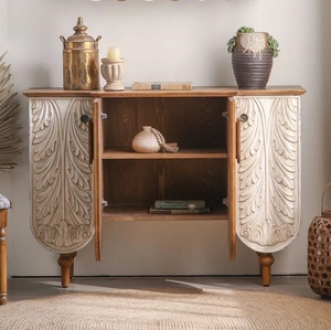 Gabinete de entrada Homestay Sala de estar <span class=keywords><strong>Hall</strong></span> de entrada Gabinete decorativo de madera maciza - Product Image 4