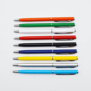 Wholesale Super Slim Metal <b>Ballpoint</b> <b>Pen</b> with Custom Logo Promotional Gift for Hotels - Product Image 4