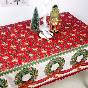 180x150cm Panno di Tabella Della Copertura Della Decorazione di Festa Di <span class=keywords><strong>Natale</strong></span> Partito Personale di Gioiosa Decorazione Rossa Di <span class=keywords><strong>Natale</strong></span> - Product Image 5