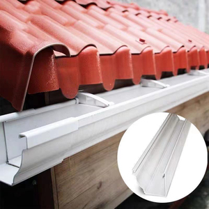 Trọng lượng nhẹ k-phong cách PVC mưa nước mái máng xối lắp ống nhựa mưa nước máng xối vật liệu - Product Image 1