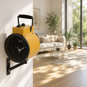 2000W Stainless Steel <strong>Electric</strong> <strong>Fan</strong> <strong>Heater</strong> with Adjustable Thermostat Overheat Protection Portable Freestanding Living Room <strong>UK</strong> - Product Image 6
