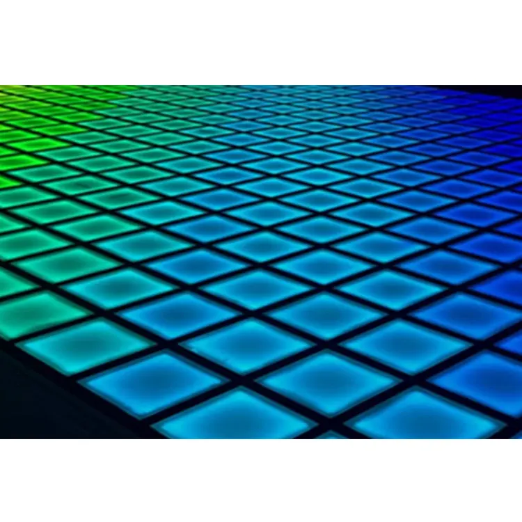 Venda quente várias estrelas LED pista de dança 3500K branco quente LED interativo Rgb pista de dança para jogo de passagem