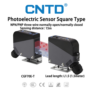 Sensor fotoeléctrico CNTD cuadrado NPN PNP 10-30VDC Sensor de correlación de voltaje para control industrial IP65 - Product Image 2