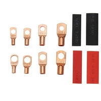 120pcs SC Terminal Fil De Soudage Câble Fin Connecteur Cuivre Nu Batterie Lug SC6-6 SC10-6 SC10-8 SC16-6 SC16-8 SC25-6 SC35-10