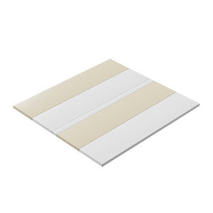 Tapis d'éveil YX-PUxlt pour bébés, 4 cm d'épaisseur, antibactérien, non toxique, inodore, en PU, blanc crème, gris, kaki - Product Image 1