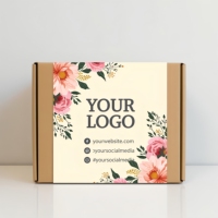 Cajas de Embalaje de Papel Kraft Reciclado Ecológico Personalizadas al por Mayor, Bandas de Papel Impresas para Calcetines, Ropa Interior, Zapatos y Prendas de Vestir
