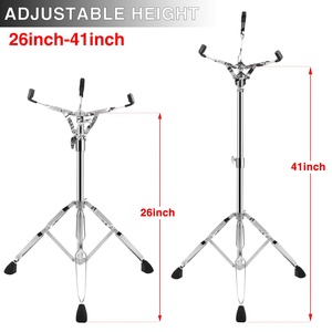 Soporte de doble patilla para batería con bolsa para baquetas, accesorio de jazz, baquetas de marcha y baquetas pequeñas de suelo - Product Image 2