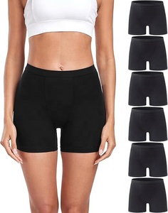 Ranbao Factory <strong>Wholesale</strong> Soft Breathable Microfiber <strong>Boxer</strong> Briefs <strong>Underwear</strong> <strong>Women's</strong> Modal Shorts Panties - Product Image 6