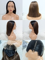 Promotion Letsfly 60$ Perruques sans colle M Hair Line, Perruques Bob SDD Lace Frontal 13x6, Cheveux Humains 100% 12A 10 12 pouces, Vente en Gros en Stock