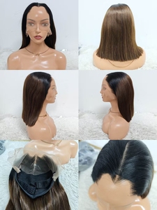 Promoción Letsfly: Pelucas sin pegamento M Hair Line de 60$, pelucas bob SDD con frontal de encaje 13x6, 12A, 10-12 pulgadas, 100% cabello humano, venta al por mayor en stock. - Product Image 3