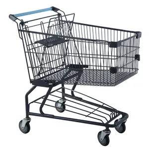 Supermarket shopping trolley with high quality trolley supermarket factory price