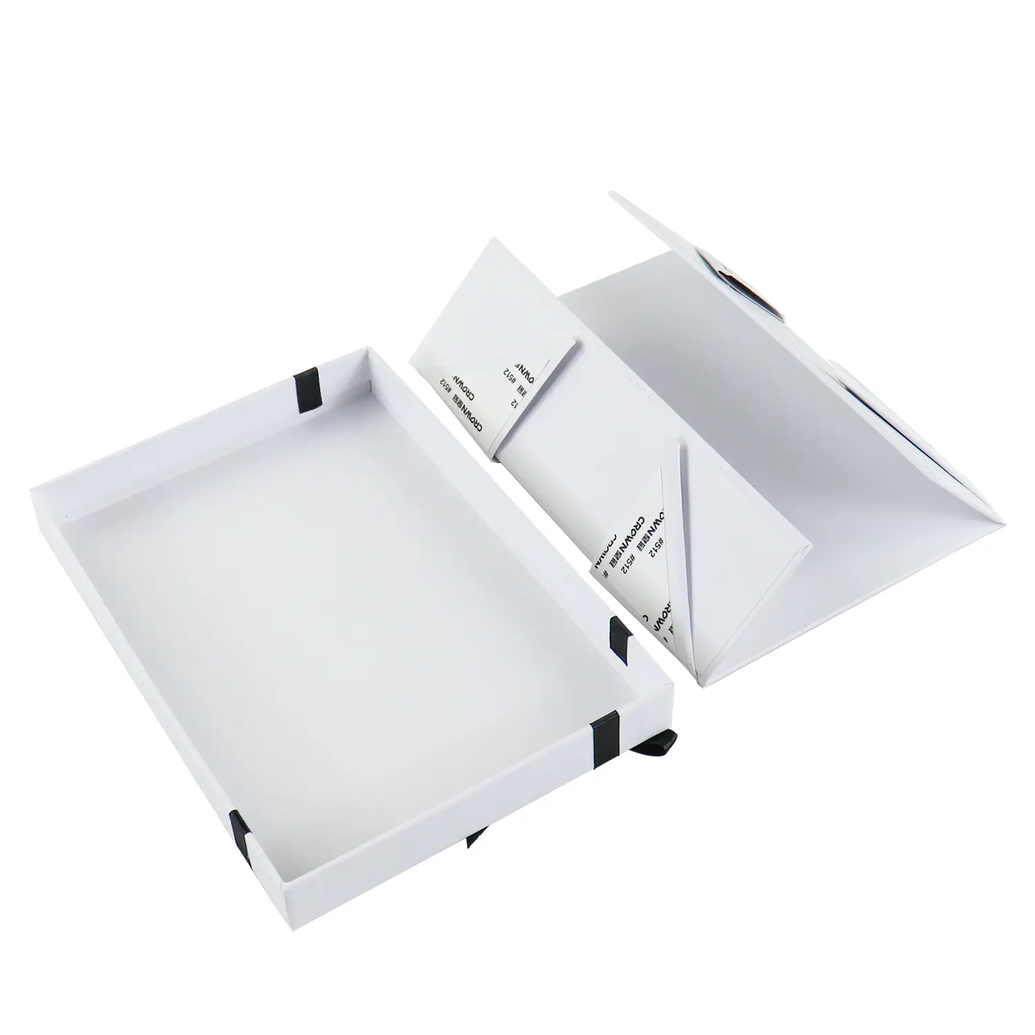 Carton boîte sous-vêtements couvercle et base boîte pliante cadeau d'anniversaire caja para ropa écharpe pliable cadeau doux boîtes en papier avec ruban