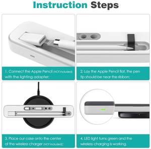 Étui de chargement sans fil MoKo Accessoires Étui à crayons I Crayon pour <span class=keywords><strong>Apple</strong></span> <span class=keywords><strong>Pencil</strong></span> - Product Image 3